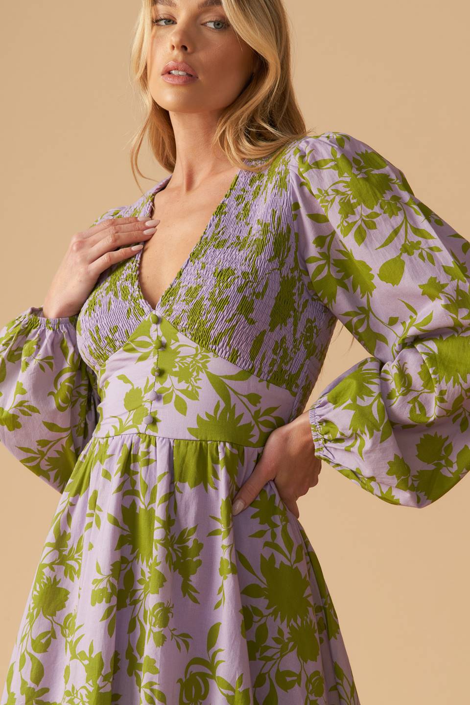 WINGS OF A DREAM WOVEN MINI DRESS Flying Tomato